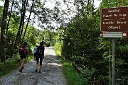 08 Partenza sulla strada SP 28-Algua Selvino, poco prima di Rigosa (600 m)